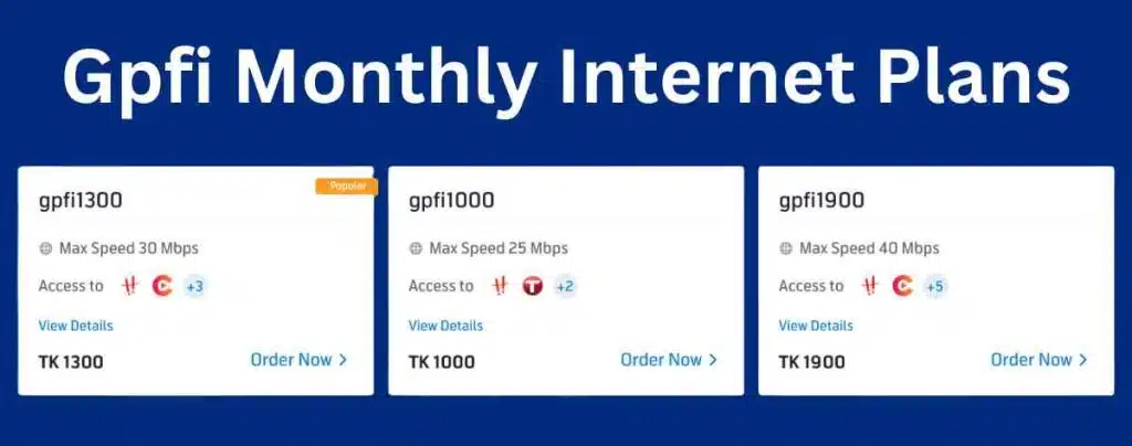 Gpfi Monthly Internet Plans