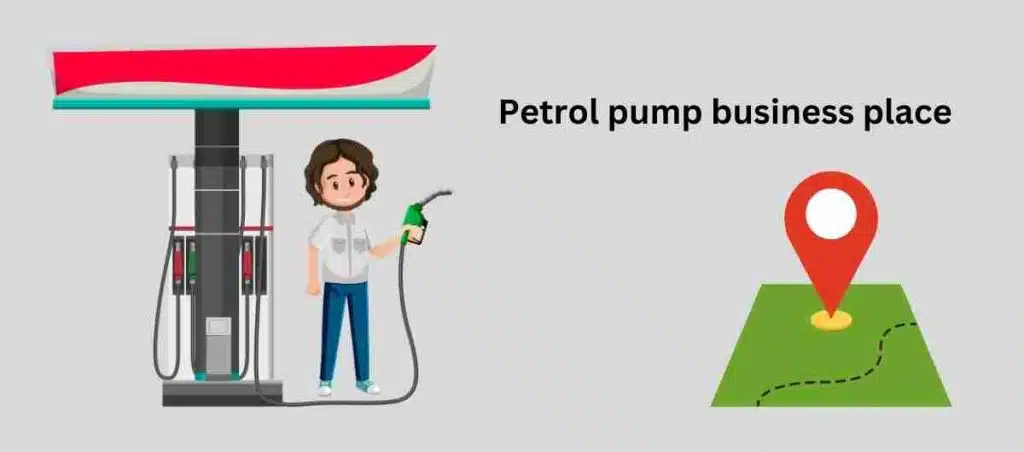 Petrol pump business place